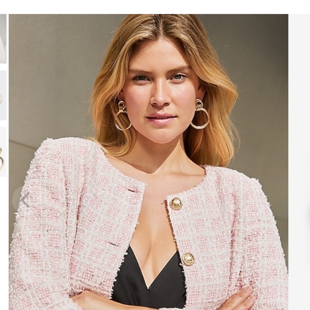 Express Interlocking Circle Hoop Earrings - image 2